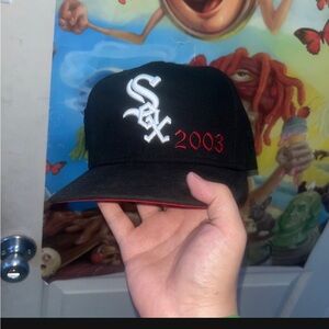2003 white sox new era red bottom